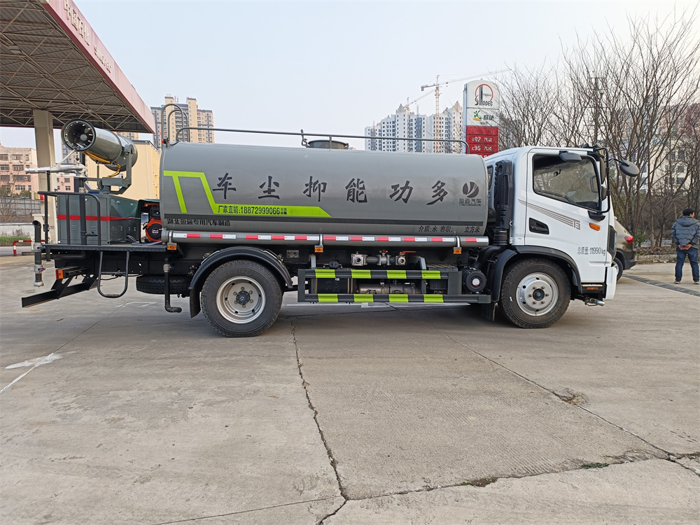 东风华神10方抑尘洒水车-东风10方雾炮洒水车价格报价-湖北盈通